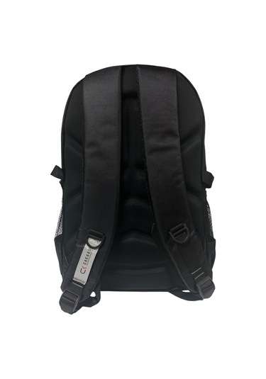 Su Geçirmez Kalın Ortopedik Çok Bölmeli Laptop Okul Gezi Seyahat Kamp Sırt Çantası Büyük 30x47cm Siyah