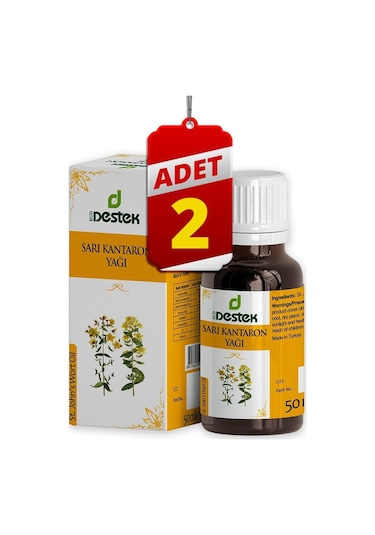 Destek Sarı Kantaron Yağı 2 x 50 ML