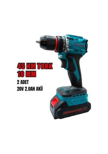 Catpower 1515 20V 2.0AH Li-ion Çift Akülü Vidalama Makinesi