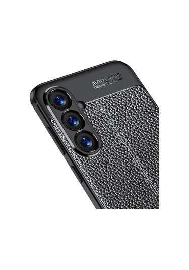 Apsuwa Samsung Galaxy Uyumlu S23 Fe Kılıf Niss Deri Desen Silikon