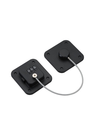 Sones Çocuk Güvenlik Kilidi Deliksiz Pencere Sınırlayıcı Buzdolabı Çekmece Dolap Kombinasyon Kilidi, Özellikler: 3-bit Siyah Çok Renkli