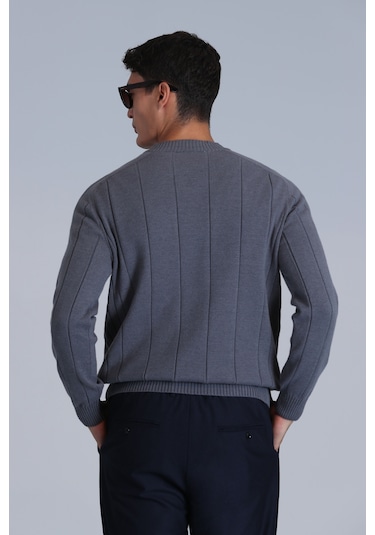 Lufian Lıght Erkek Kazak Gri Gri 112090139100150 Gri