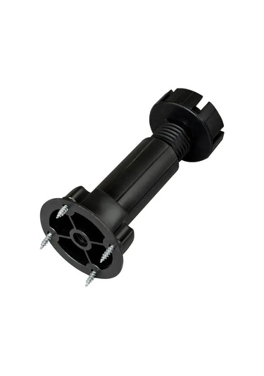 Centr Mebel'noj Furnitury Plastikten Yapılmış Ayarlanabilir Mobilya Ayarı 4 Adet 93583348 Siyah