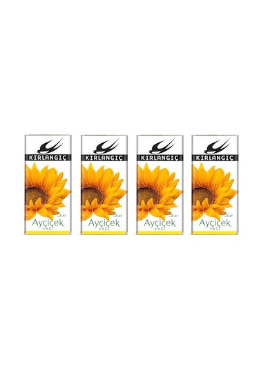 Kırlangıç Ayçiçek Yağı 4 x 5 L
