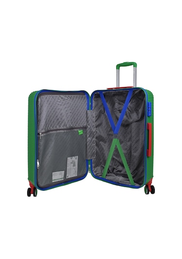 United Colors Of Benetton Lüx Abs Orta Boy Valiz Yeşil Bnt500 Yeşil