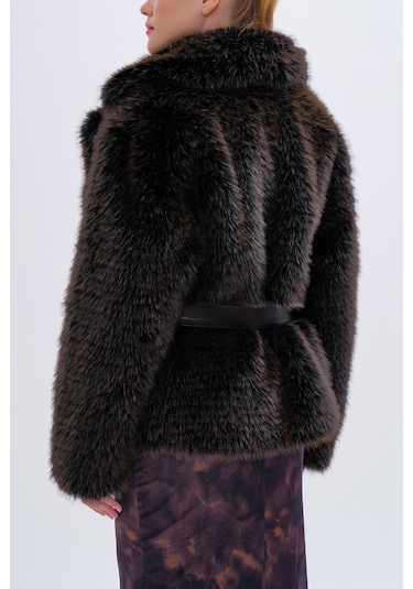 Valmenti Kadın Tekstil Kahverengi Mont 616 5214 Bn Pls Mont Sk24/25 Kahve Kahverengi