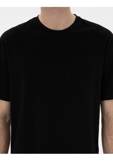 Pierre Cardin Erkek Siyah Tişört Basic 50306991-vr046 Siyah