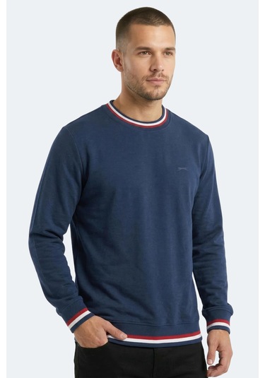 Slazenger Keystone I Erkek Lacivert Sweatshırt