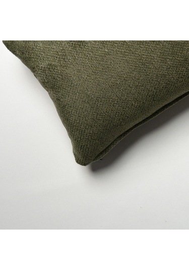 Sezyon Toya Desenli 50x50 Yeşil Kırlent Kılıfı Yeşil