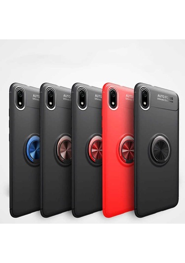Xiaomi Redmi 7A Kilif Yüzüklü Magnetli Ravel Case 393201799