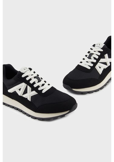 Armani Exchange Erkek Ayakkabı Xm001960 Af19388 Mc024 Siyah-beyaz Siyah-beyaz