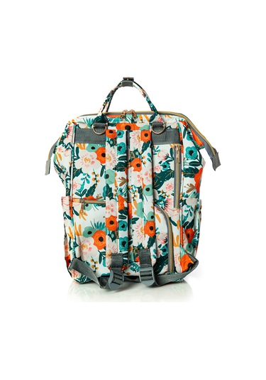 Lal Baby Flowers Anne Bebek Bakım Sırt Çantası Çok Renkli