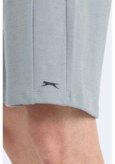 Slazenger Vılte 2 Li Set Erkek Şort Koyu Gri - Su Yeşili