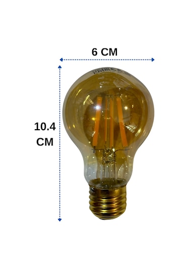 Sylvania 7w 2500k Sarı Işık E27 Duylu Rustik Led Ampul 10 Adet