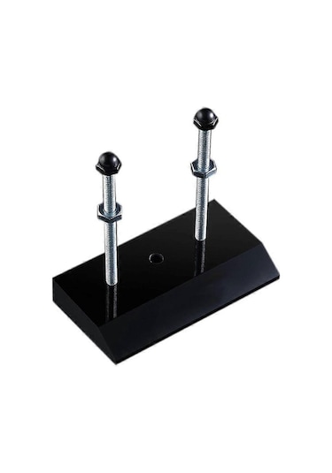 Youmex Siyah Akrilik Skateboard Duvar Montajlı Gösterge Rafı - Lüks Model, 13x9x1cm, 70g Siyah