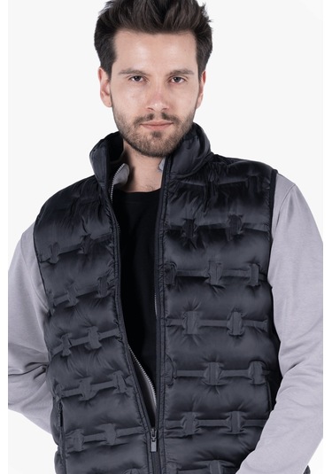 Siyah Şişme Yelek Ultrasonic Siyah