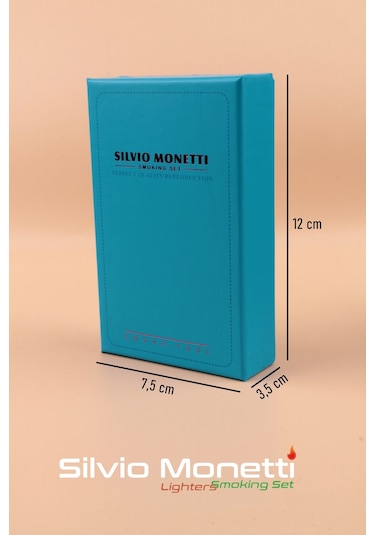 Silvio Monetti Özel Tasarım Torch Gazlı Çakmak Smck605mr04 Altın