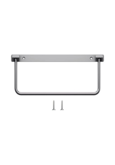 Aubyhe Alüminyum Çelik Katlanabilir Kamp Ayakkabı Rafı - Gümüş Renkli, 33.27x15.24cm, 1 Adet