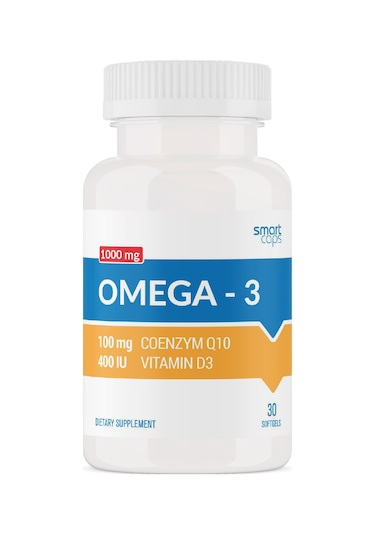 Smartcaps Omega 3 Vitamin D3 Q10 30 Softgel