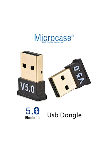 Microcase AL2392 Mini v5.0 Bluetooth USB Dongle Alıcı
