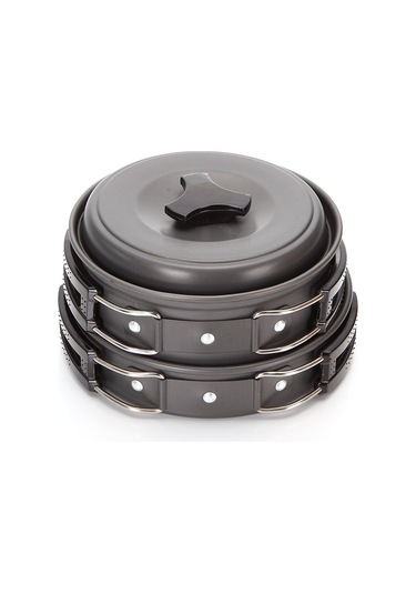 Aotu DS200 Taşınabilir Outdoor Kamp Piknik Tenceresi Siyah Çok Renkli