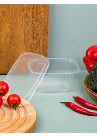 Upakovsik+ Kapaklı Tek Kullanımlık Kap 250 Ml, 100 Ad 396820356 100 adet