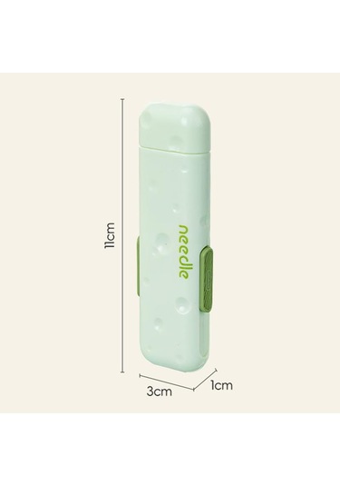 Çok Fonksiyonlu 3'ü 1 Arada İğne İplikleyici Ve İplik Açıcı Ev Taşınabilir El Dikiş Aleti Yeşil