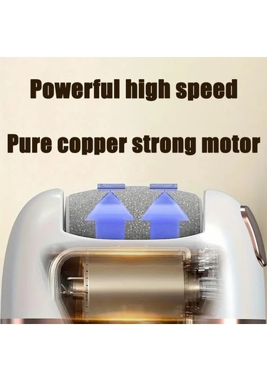 Primepickings Feıyba Bs Şarj Edilebilir 3 Taşlama Başlıklı 2 Hızlı Ayak El Taşlama Makinesi Çatlak Topuklar Ve Tırnak Bakımı İçin