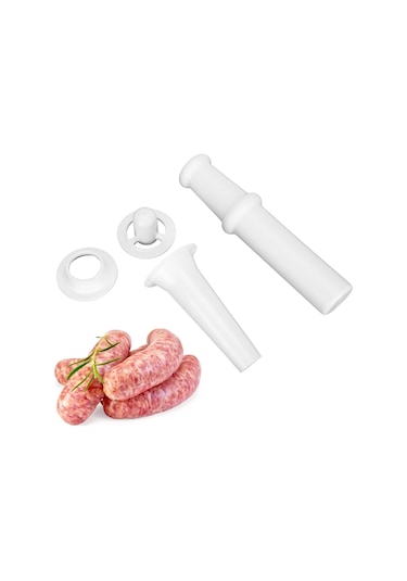 Kosona 5 Kıyma Blenderi Aksesuar Seti: Sosis Ucu + Kubbe Takımı + Yemek İtiracı - Ev Çalışması, Dayanıklı Abs Malzeme