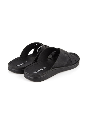 Muya Tiger Anatomik Dört Mevsim Erkek Terlik Siyah 40 Siyah