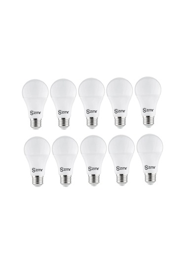 Zmr 9w 6500k Beyaz Işık Led Ampul E27 10 Adet