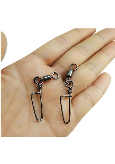 Hokkaido 20 Adet 2/0-55 Kg Çeker,nikel Kaplamalı Klipsli Fırdöndü