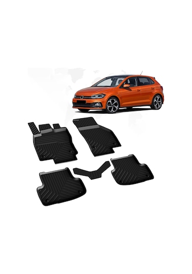 Nova Krom Vw Polo 6 4d Havuzlu Paspas 2017-2021 A+kalite