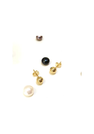 Altınofisi 6 MM Top Küpe 14 Ayar Altın