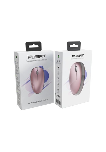 Pusat Business Pro Şarjlı Kablosuz  Kompakt Mouse Rose Gold