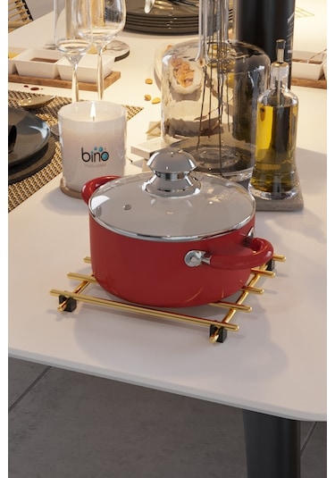 Bino Nihale. Altlık. Koruma Sehpası. Yanmaz. Paslanmaz Dolu Çelik