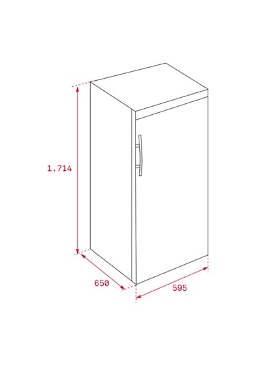 Teka RSF 43250 SS 7 Çekmeceli Solo Dondurucu