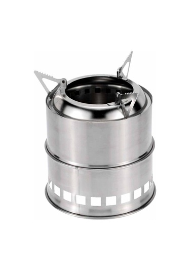 Moveevo Taşınabilir Çelik Odun Ocağı - Kamp, Yolculuk İçin Çevre Dost, Dayanıklı Ve Kolay Taşınabilir Isıtma & Pişirme Aleti Çok Renkli