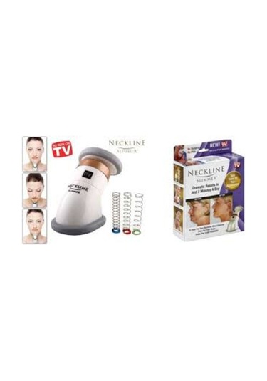 Neckline  Slimmer Gıdık Giderici Eritme Cihazı Çene Masaj Aleti Çok Renkli