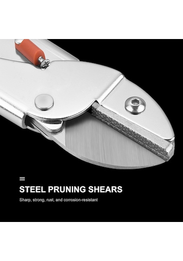 Qingmipy "profesyonel Bahçe Budama Makası - Ergonomik Tutma Kolu İle Sk5 Çelik Bıçaklar, Bitki Ve Ağaç Budama İçin Rahat Kullanım"