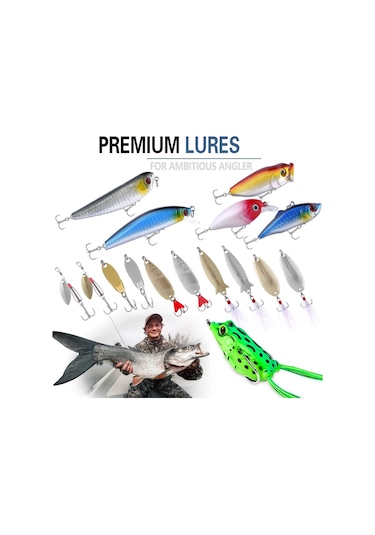 Valkyrie 302 Parça Çantalı Balık Olta İğne Silikon Kurşun Sahte Yem Seti 1. Kalite Komple Set Katlanır Kutu