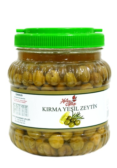 Hatay Çiftliği Kırma Yeşil Zeytin 1000gr
