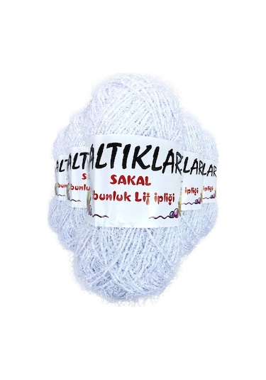 5 Adet Sakal Sabunluk Lif İpliği Optik Beyaz