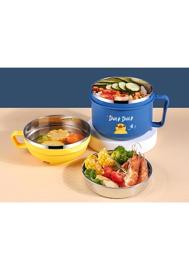 Lichen Paslanmaz Çelik Japon Tarzı Beslenme Çantası, Büyük