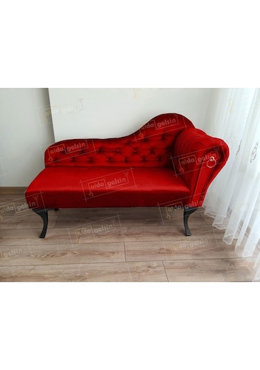 Ters Kol Dekoratif Bihter Koltuk Josefin Puf 110 Cm Siyah Ayak Turkuaz