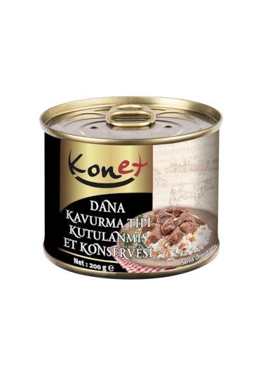 Konet Dana Kavurma Tipi Kutulanmış Et Konservesi 200 G