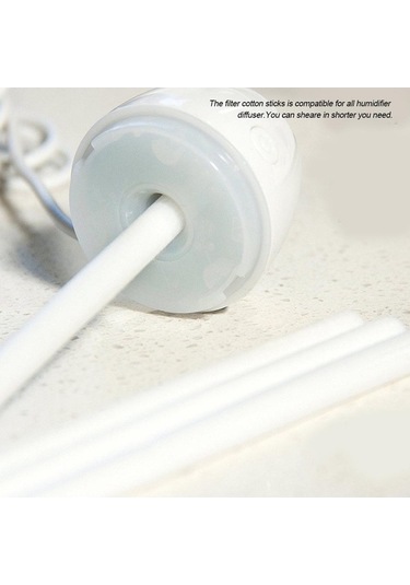 Trendooze Yedek Usb Taşınabilir Pamuk Paket Nemlendirici Mini Hava Filtre Çubukları Çubuklar Bardak 10 İc