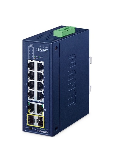 Industrial 8-port 10/100tx + 2-port 10/100/1000t + 2-port 1000x Sfp Ring Ethernet Switch Tdrtr