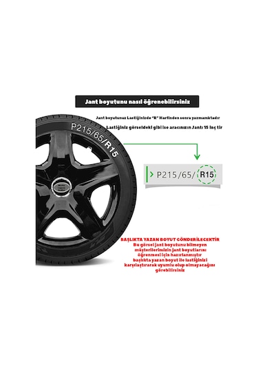 Ford Fusion 16'' Inc Uyumlu Takım Jant Kapağı Tnc031