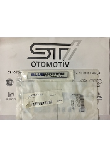 6c0853675kcwb Vw Bluemotıon Yazı